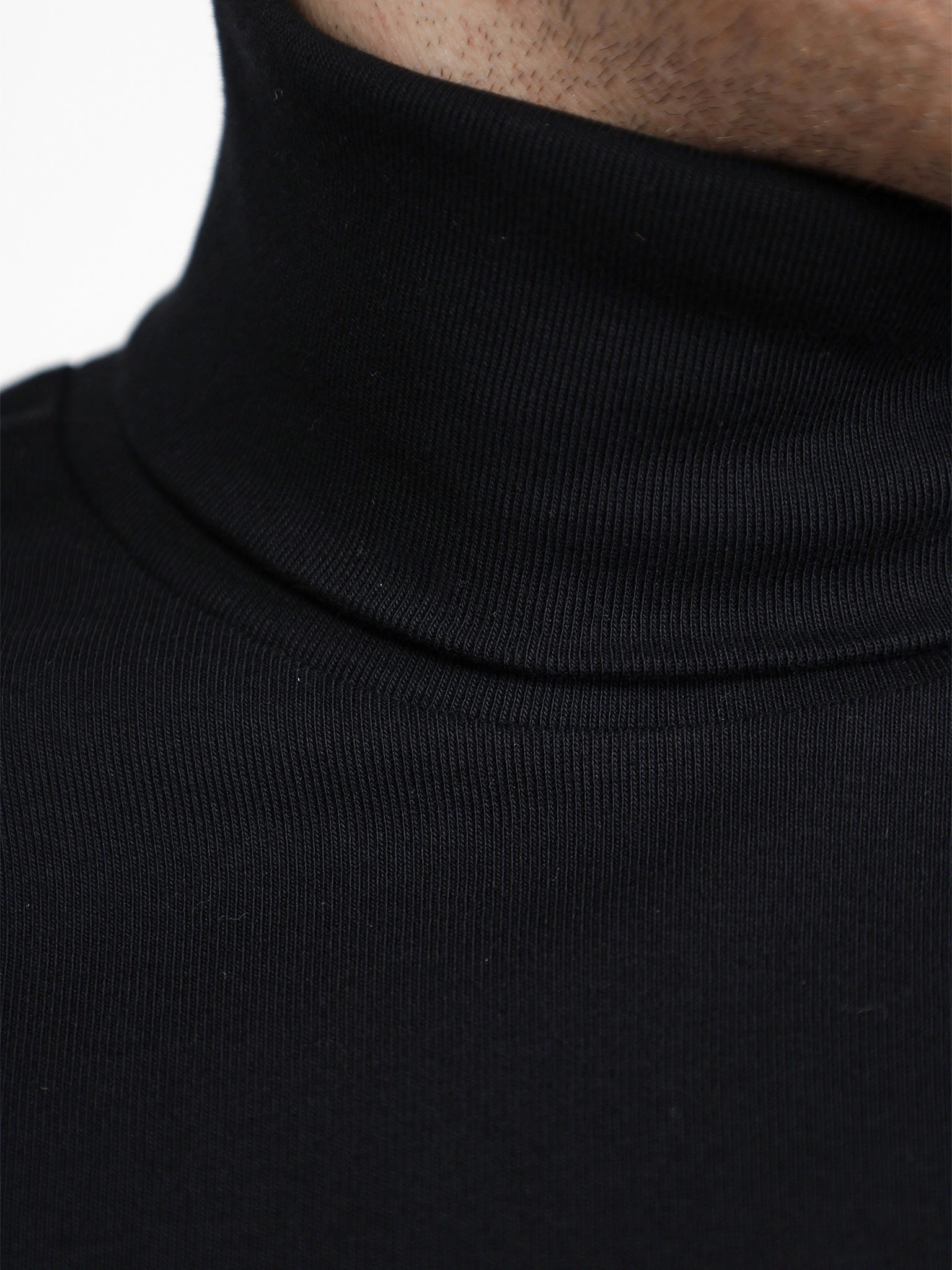 Водолазка черного цвета из хлопка